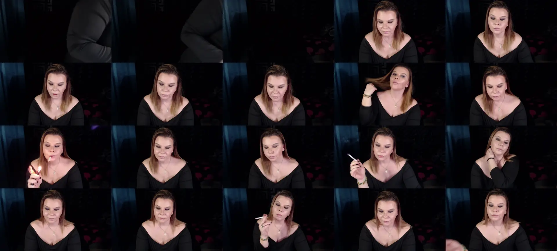 MissKali666 photo contact sheet