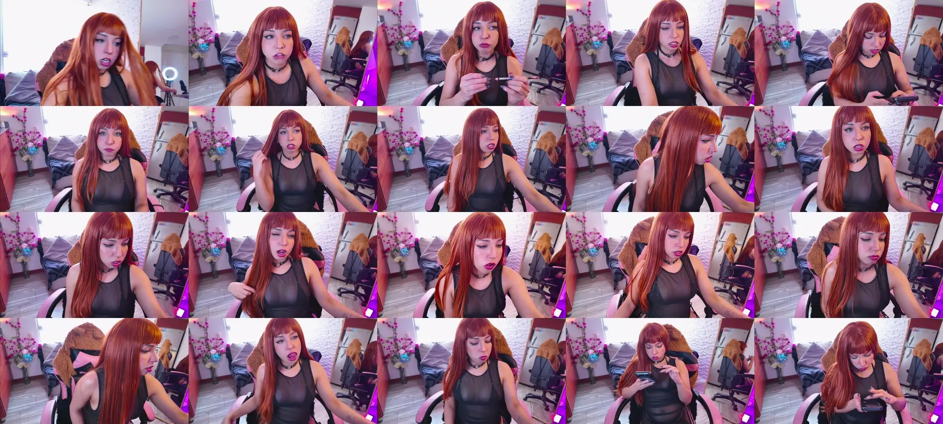 AliceSwanVip photo contact sheet