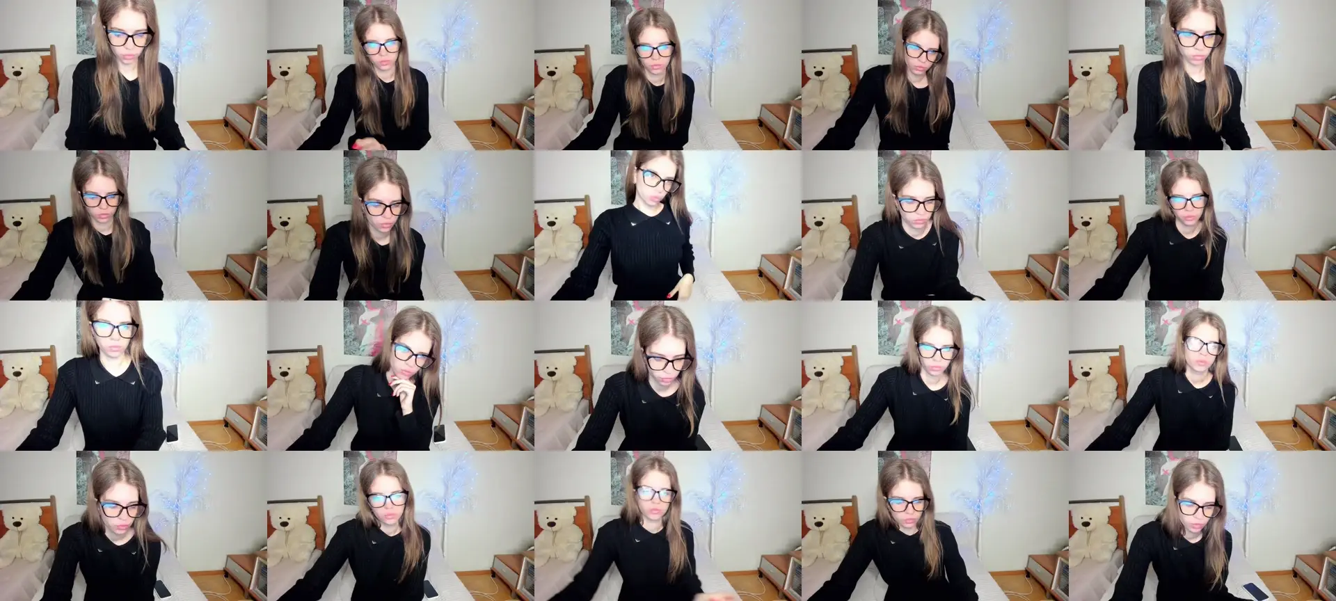DinaCute photo contact sheet