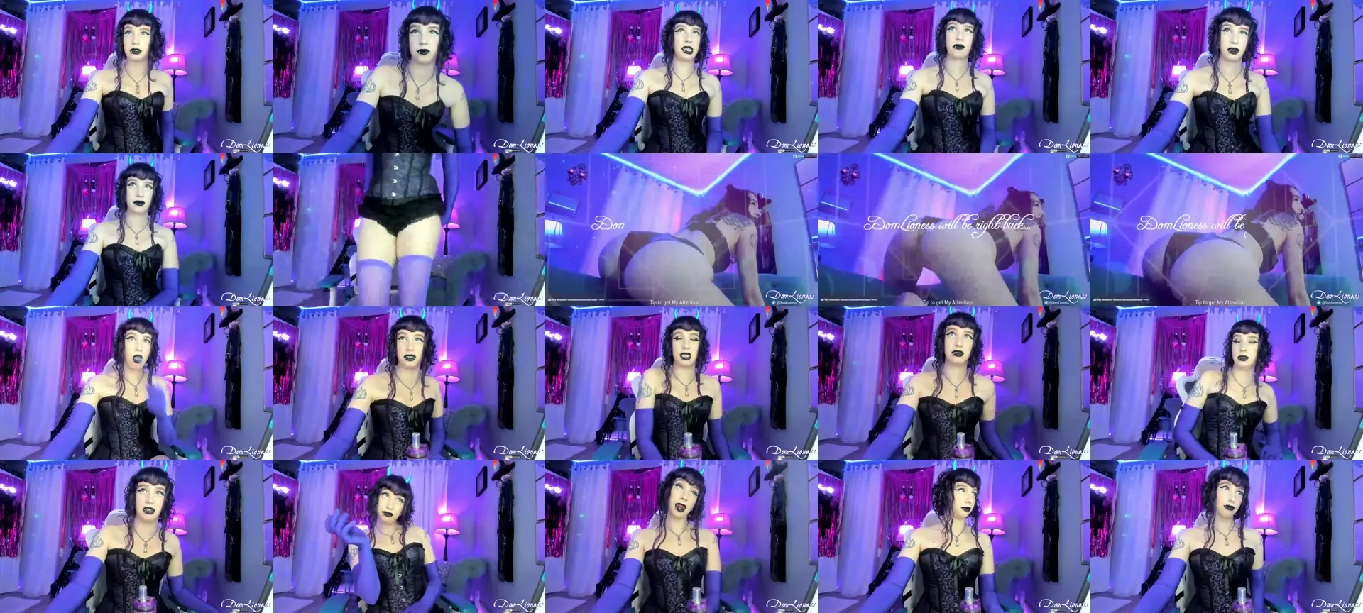 DomLioness photo contact sheet