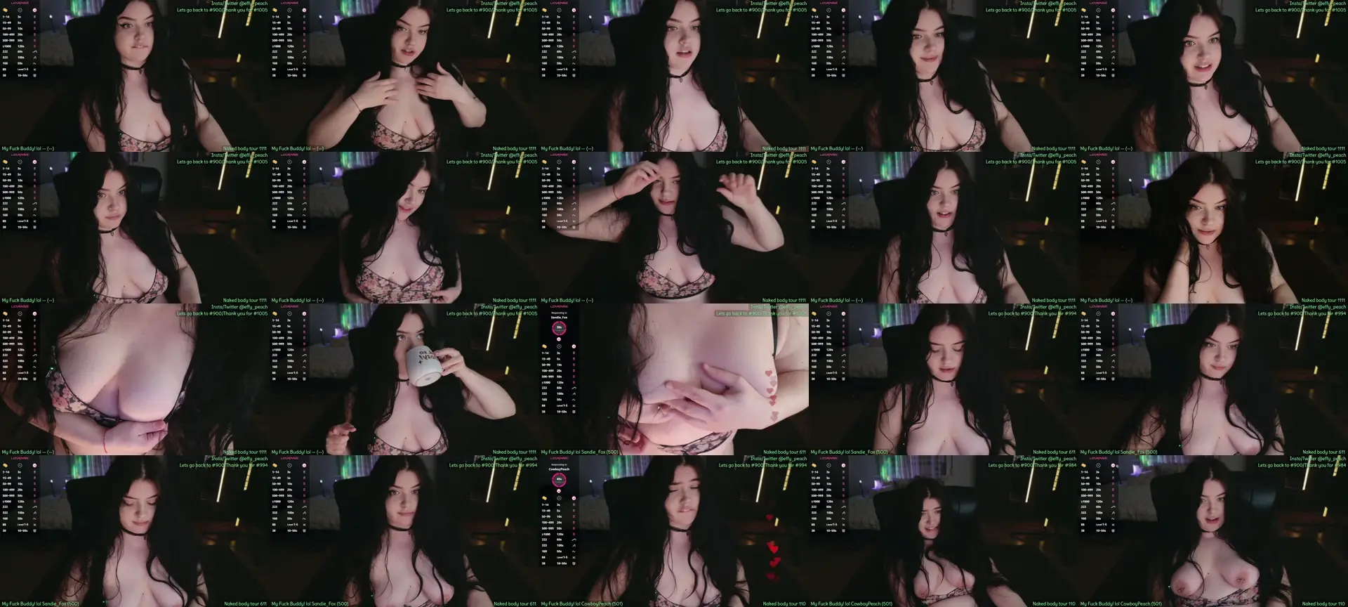 Effy_peach photo contact sheet