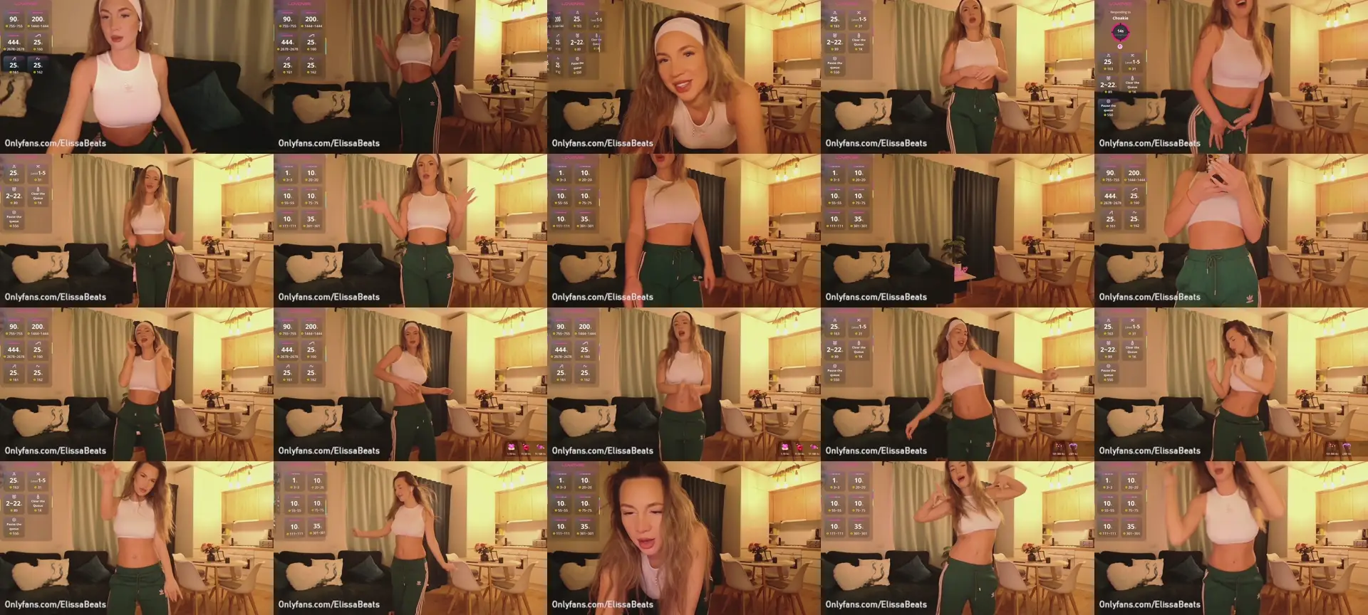 ElissaBeats photo contact sheet