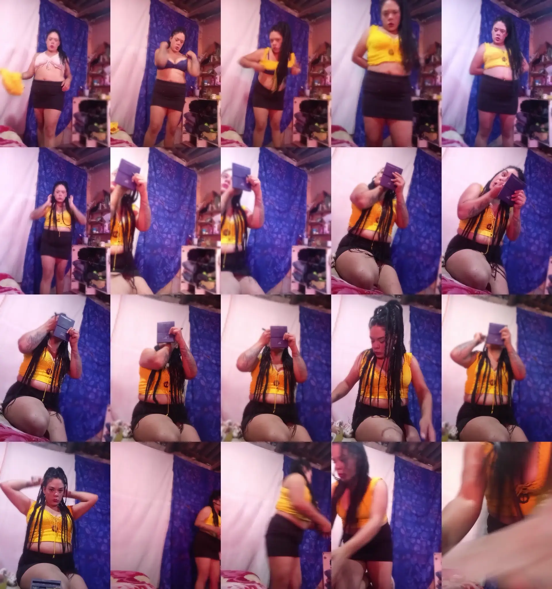 GdessLatinMx photo contact sheet