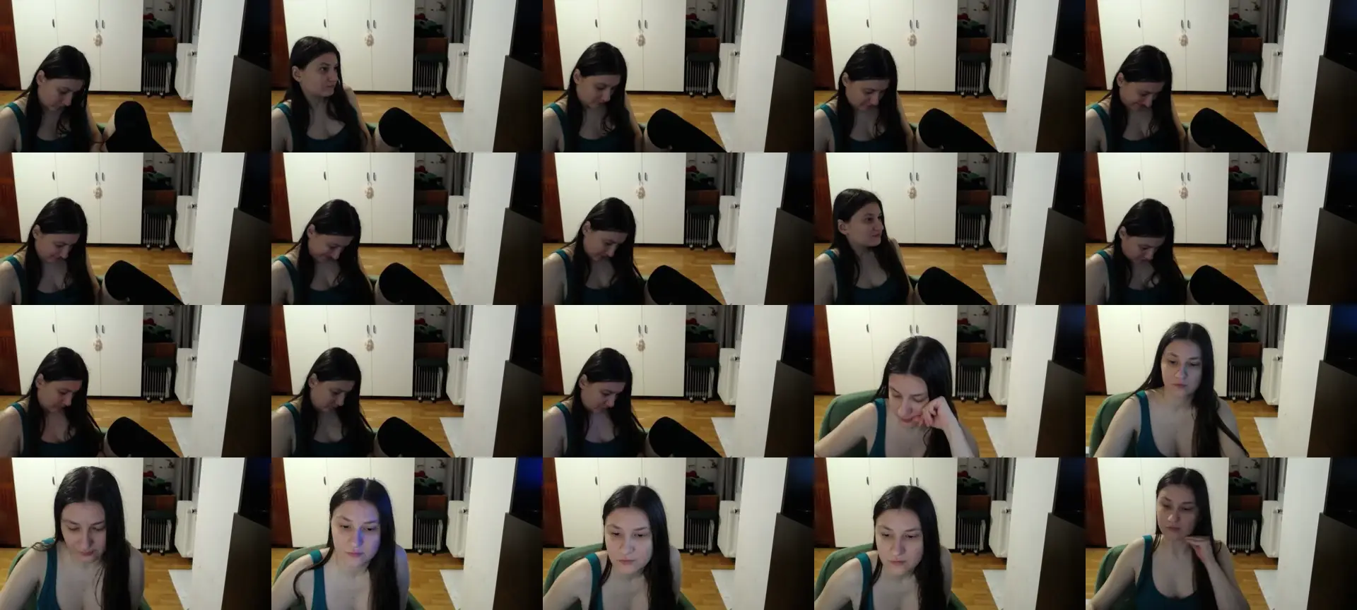 Kristineexxx photo contact sheet