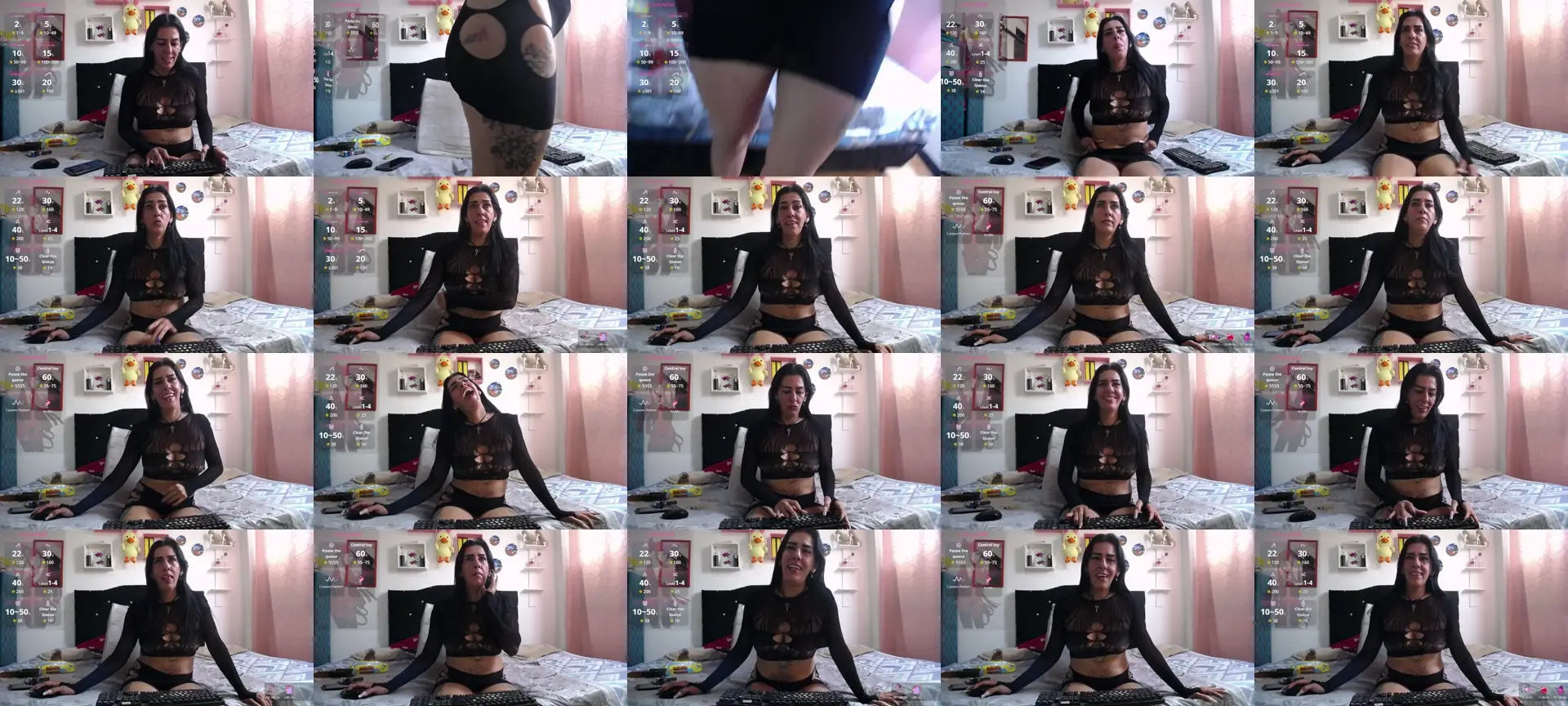 La_gata photo contact sheet