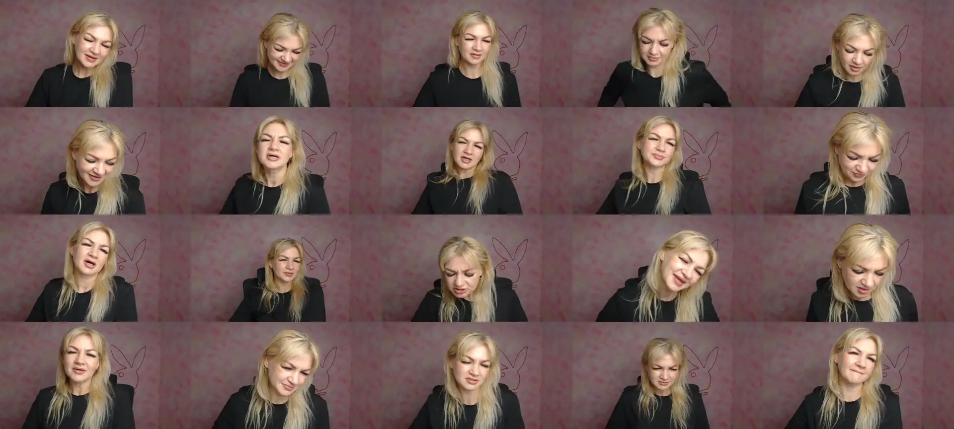 Lady_Sweet photo contact sheet