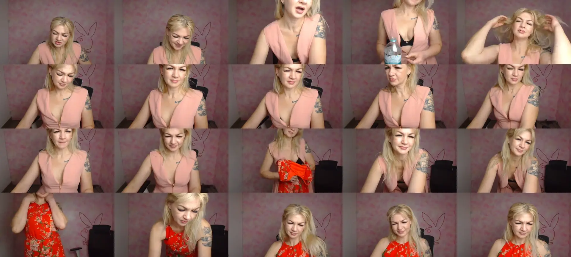 Lady_Sweet photo contact sheet
