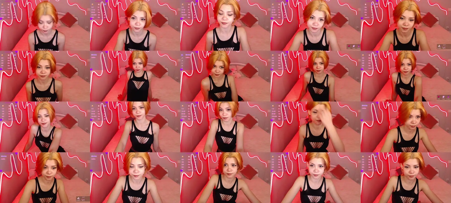 Litt1epeach photo contact sheet