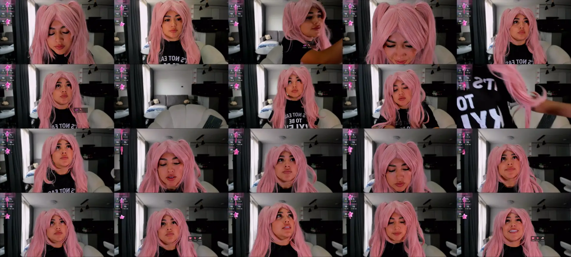 Lu1bonnie photo contact sheet