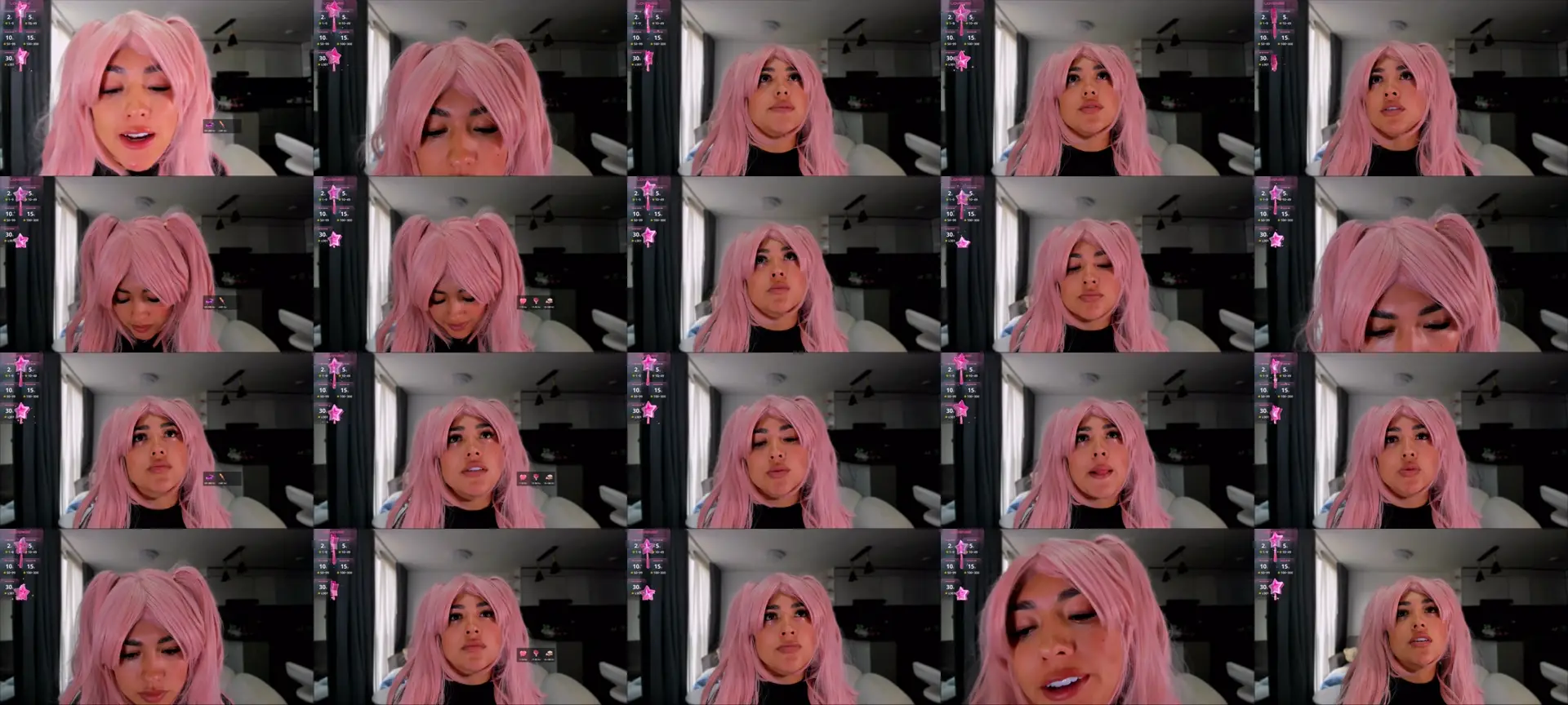 Lu1bonnie photo contact sheet