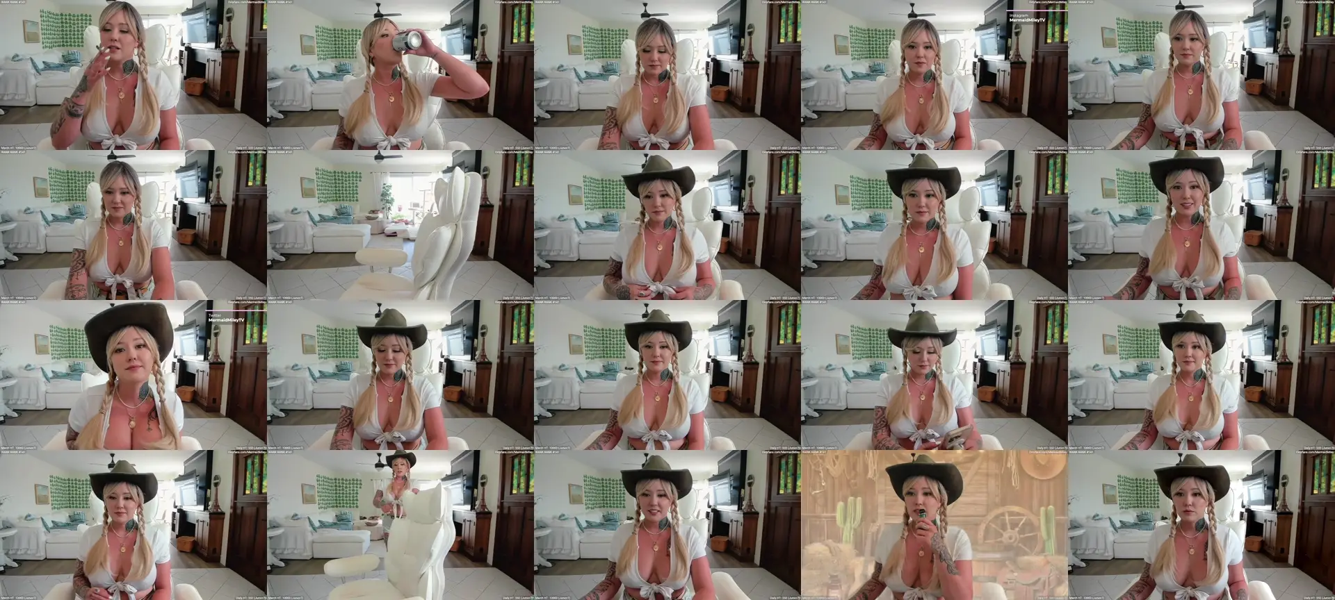 MermaidMiley photo contact sheet