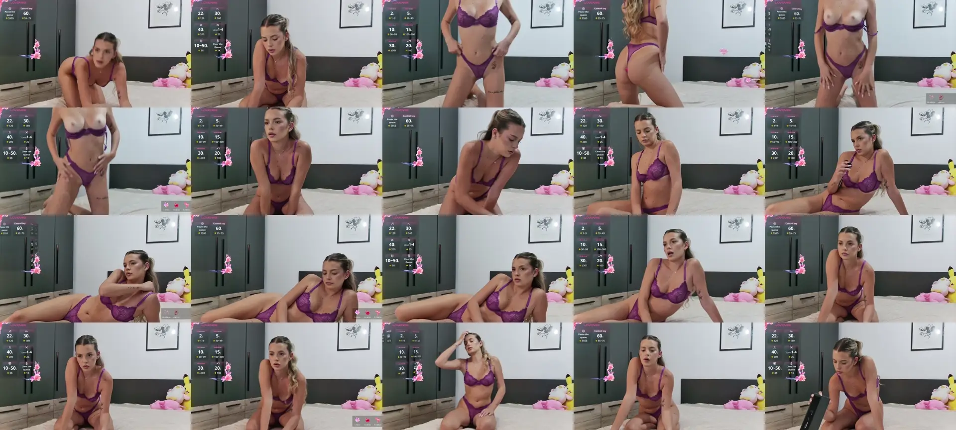 Miaastarr photo contact sheet