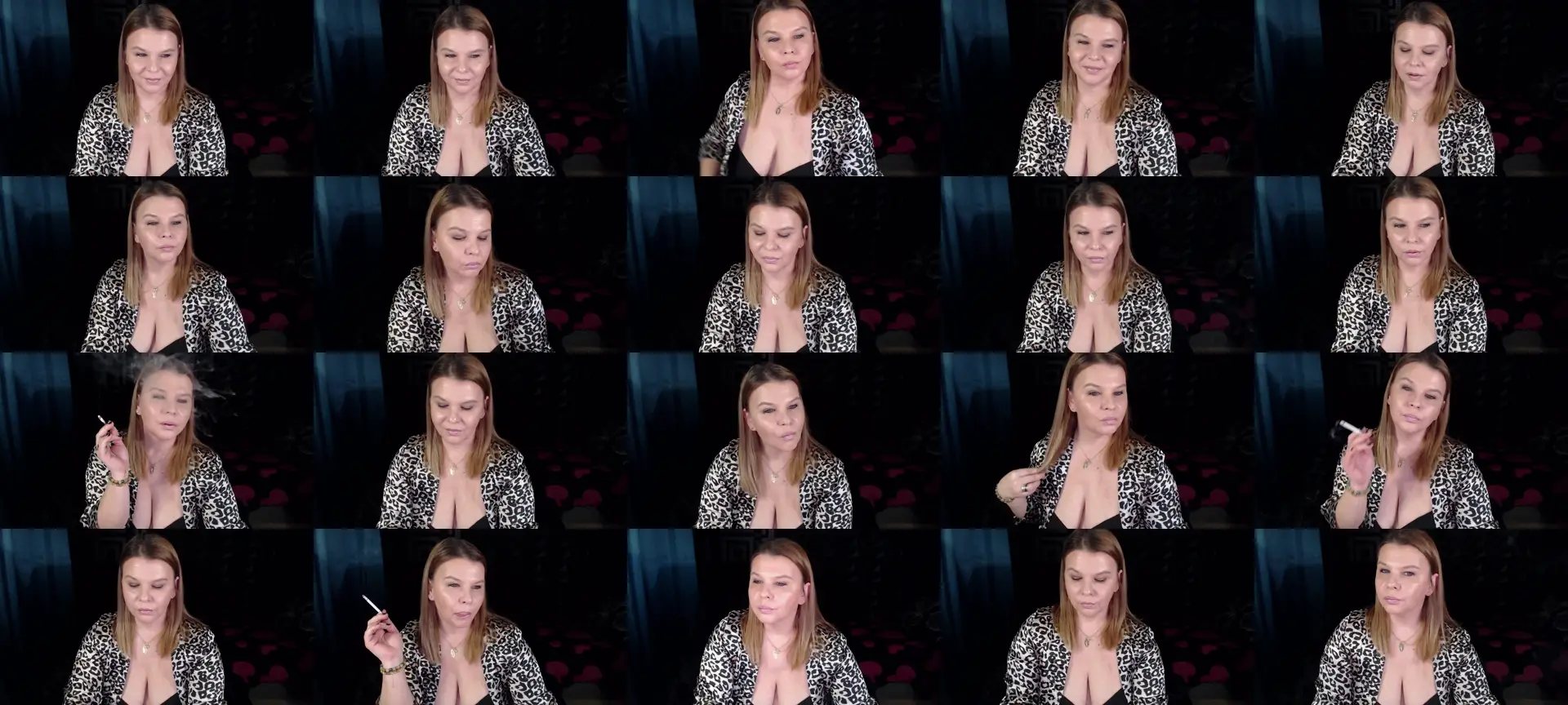 MissKali666 photo contact sheet