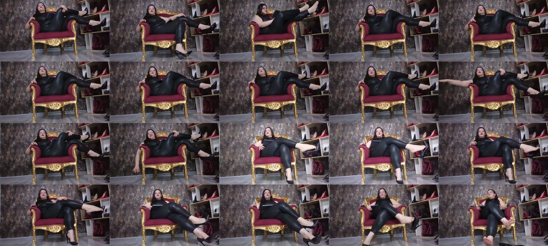 MissLillyBBW photo contact sheet