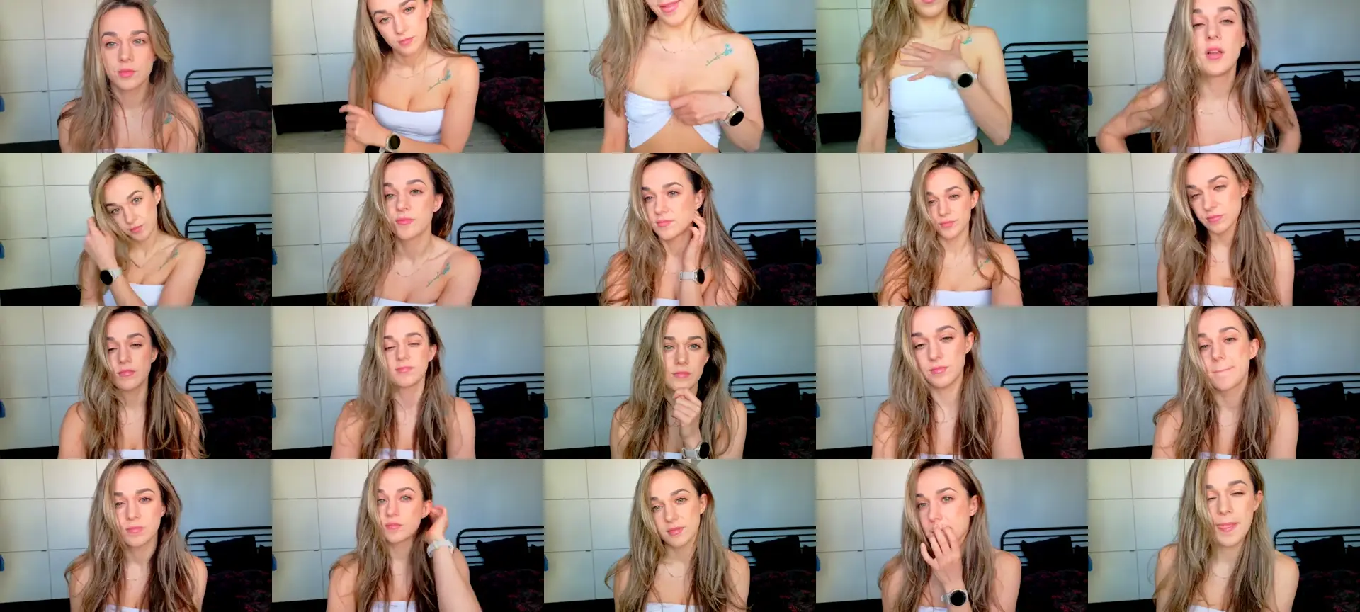 Mmminnie photo contact sheet