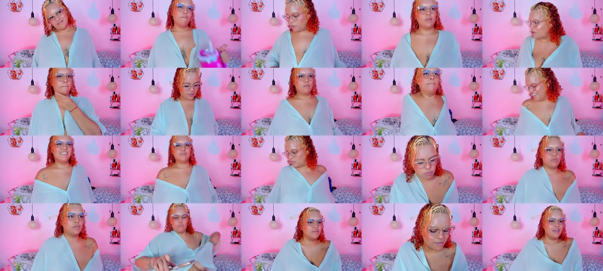 Monica_bbw photo contact sheet