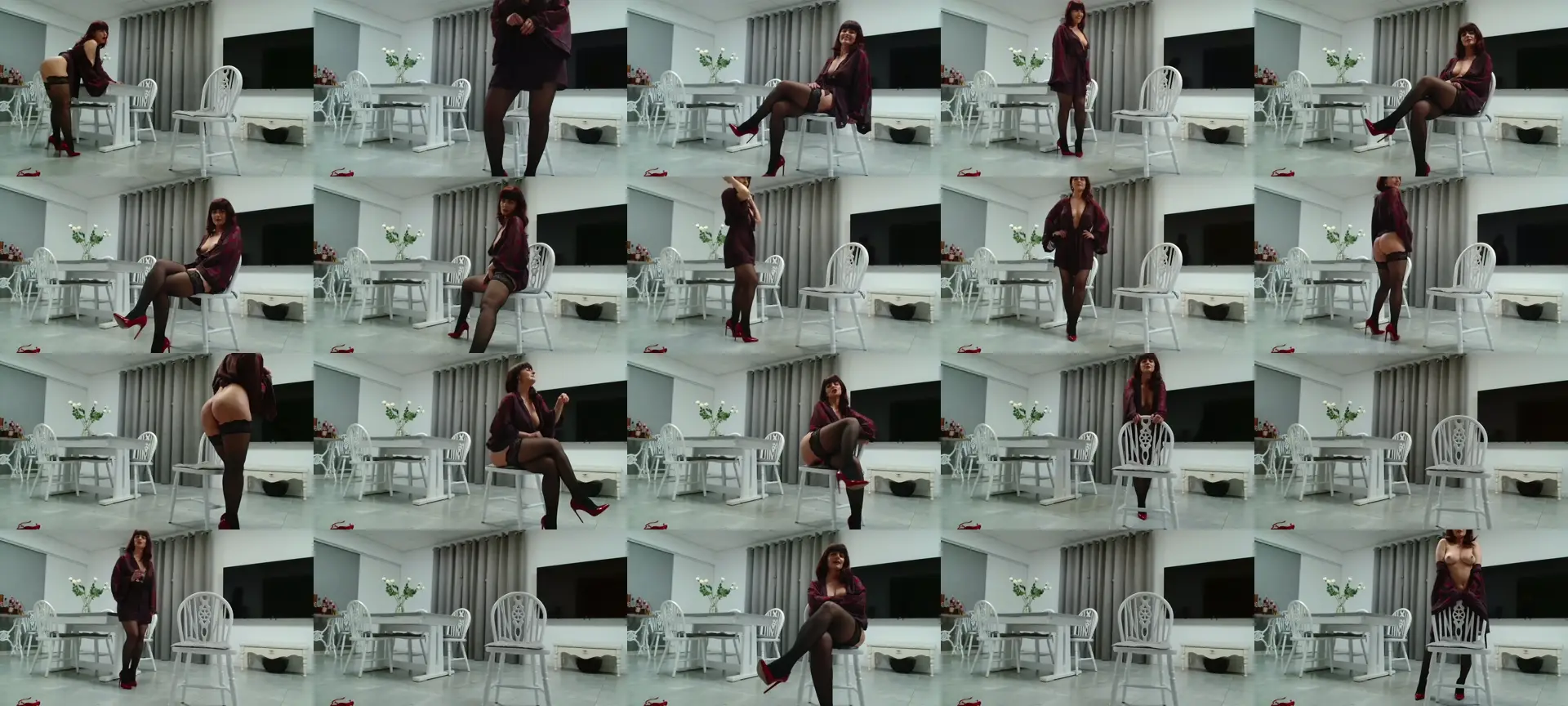 SilkSeduction photo contact sheet