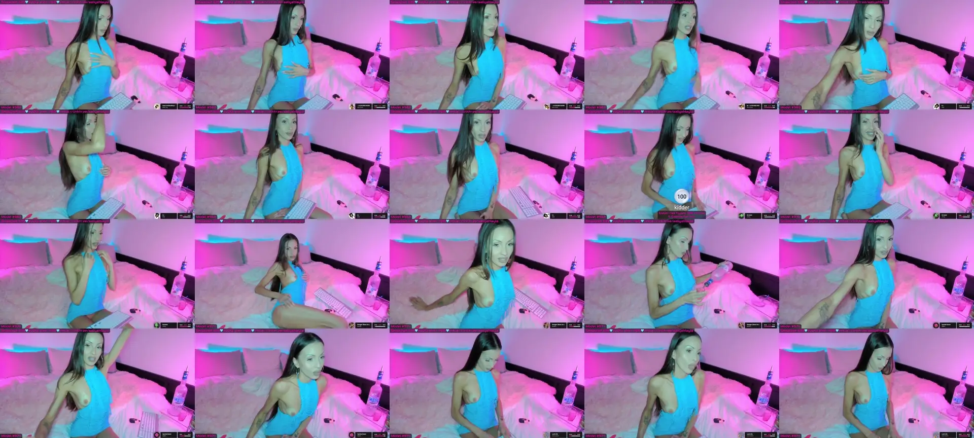 AaliyahLayla photo contact sheet