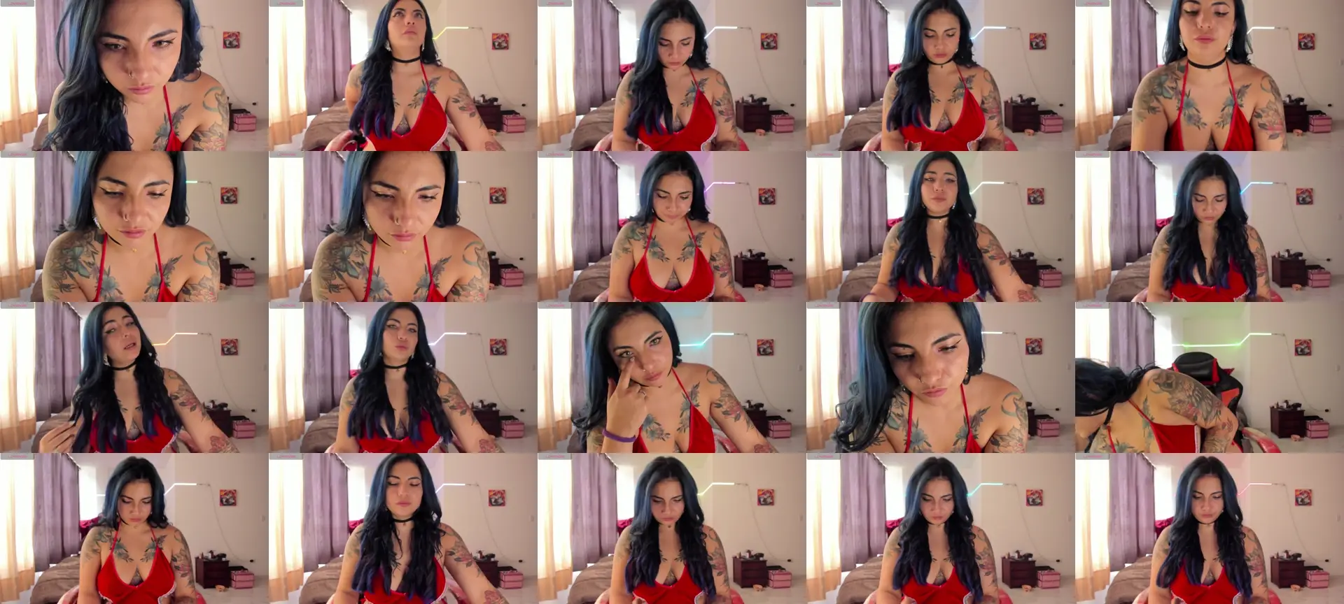 Abigailhotxxx photo contact sheet