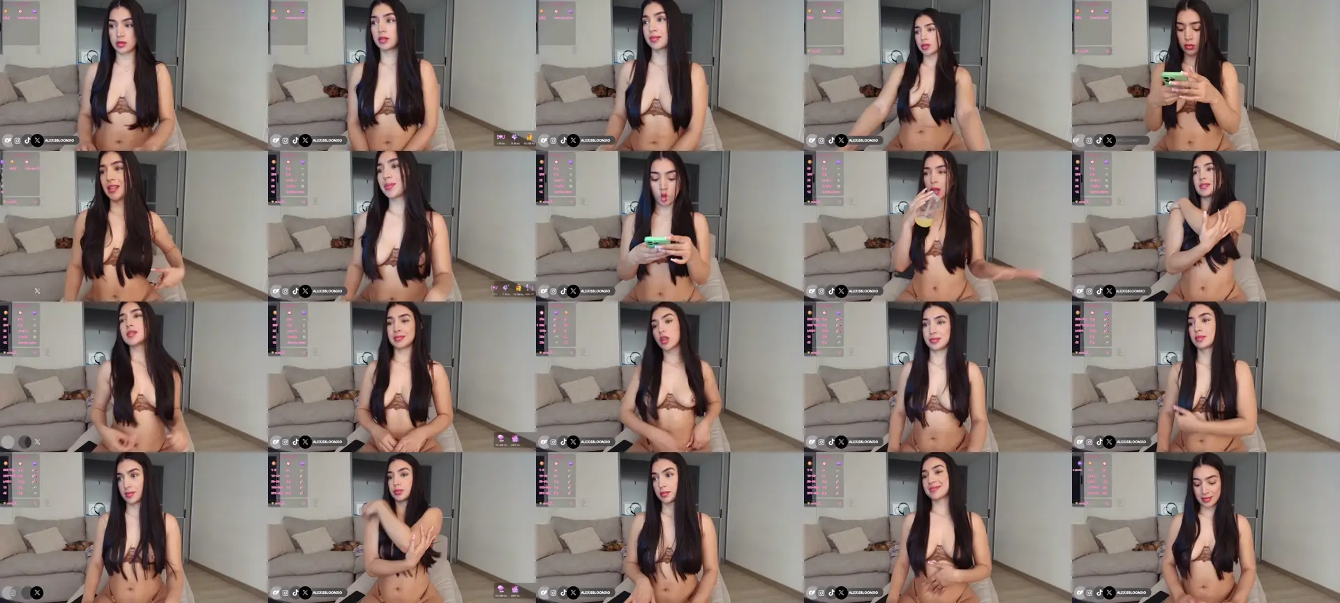 alexisbloomxo photo contact sheet