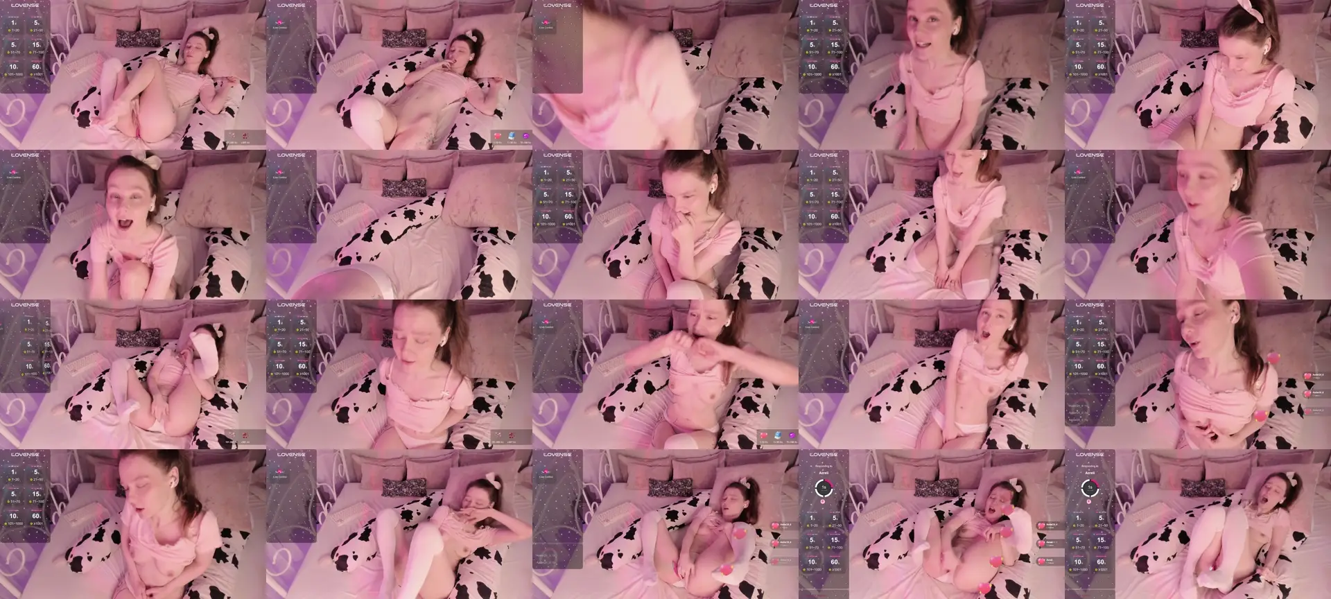 AliceKinkyGir photo contact sheet