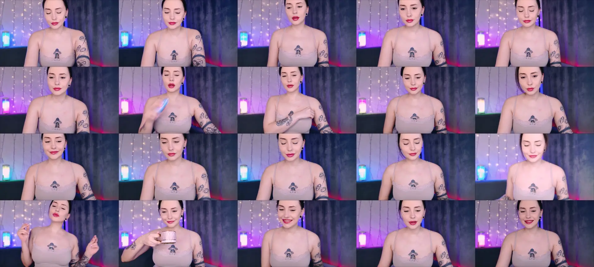 Alien_Eva photo contact sheet