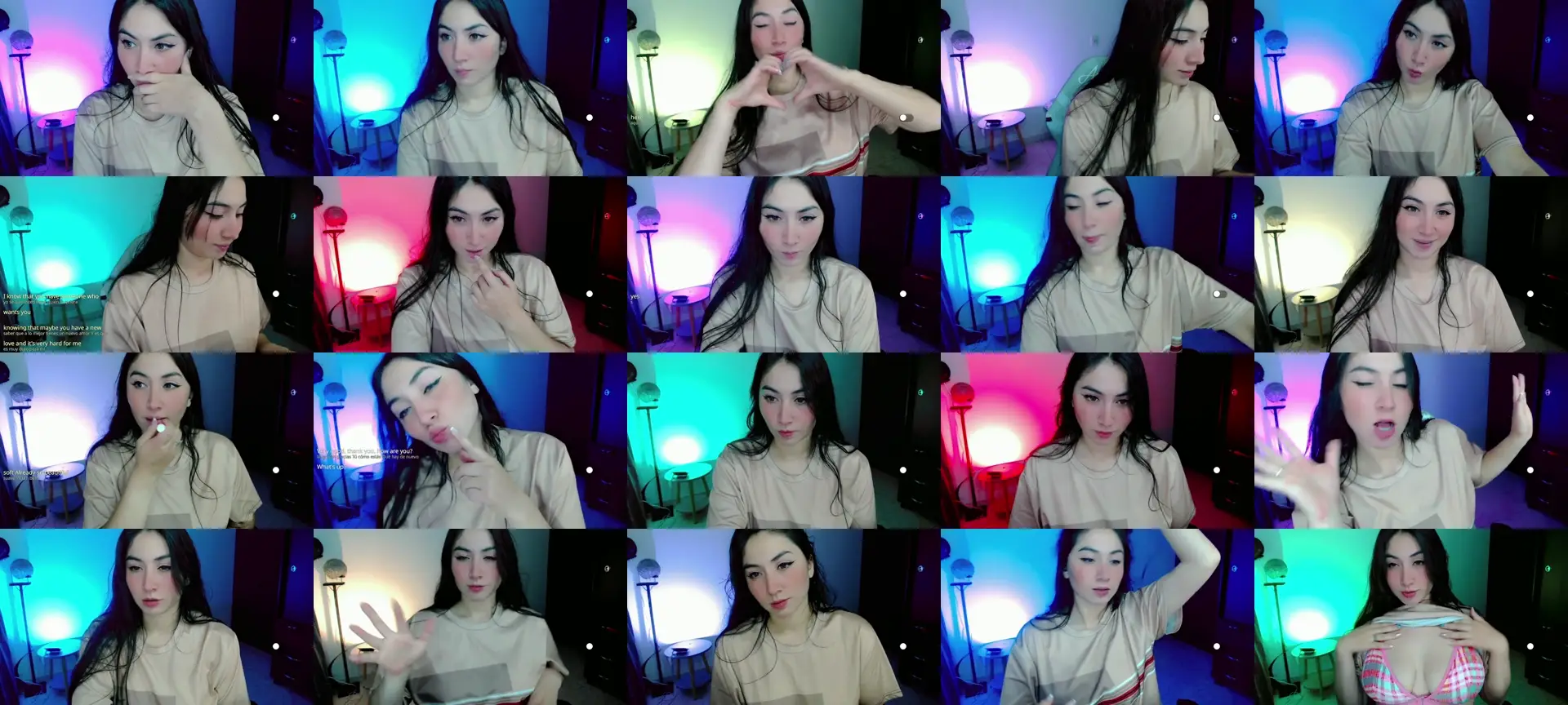 Amystefa photo contact sheet