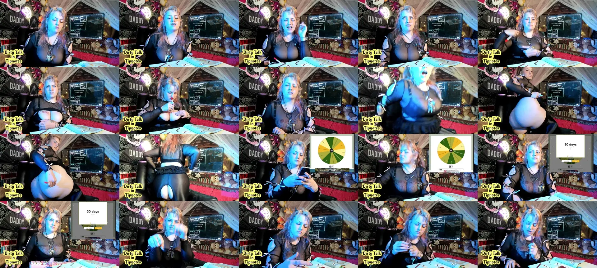 ArtsyHeartsyy photo contact sheet