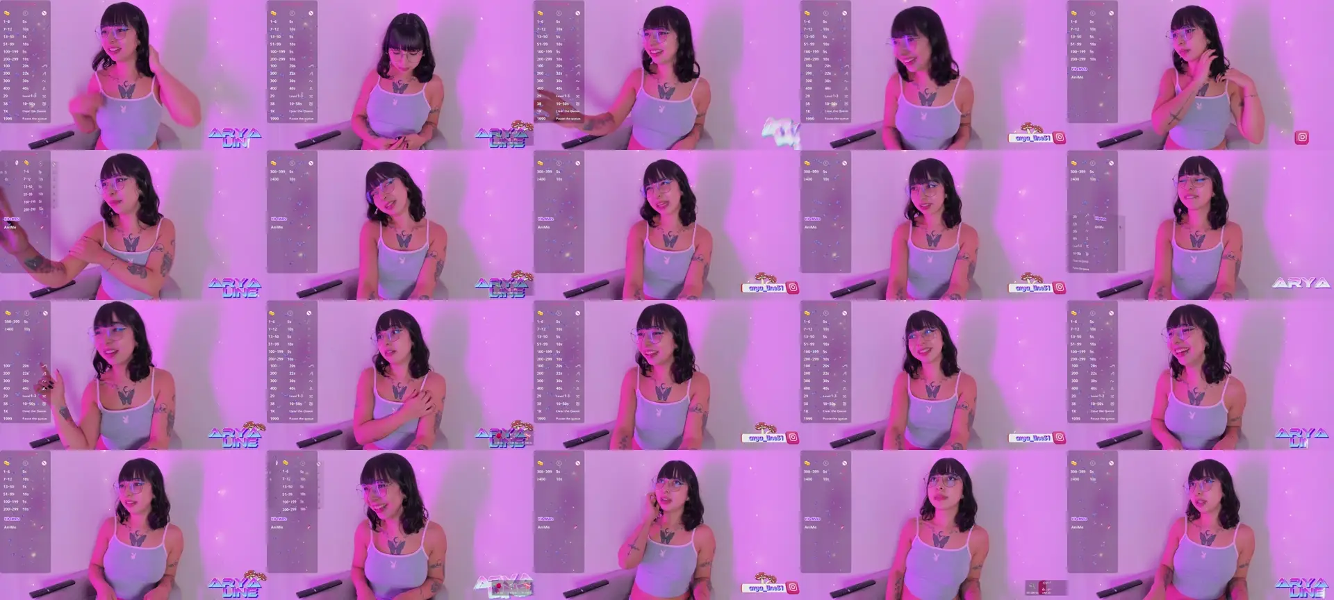 Arya_Line photo contact sheet