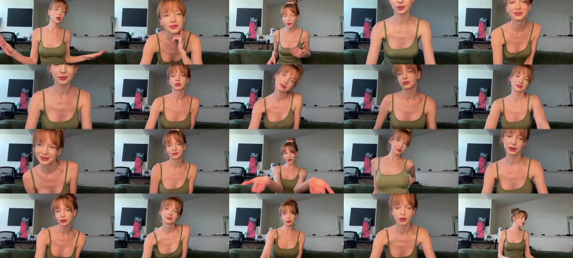 AuroraBlossom photo contact sheet