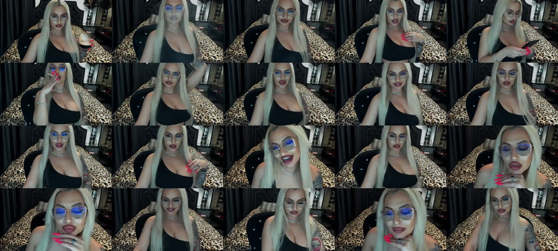 Blonde_kitty_ photo contact sheet