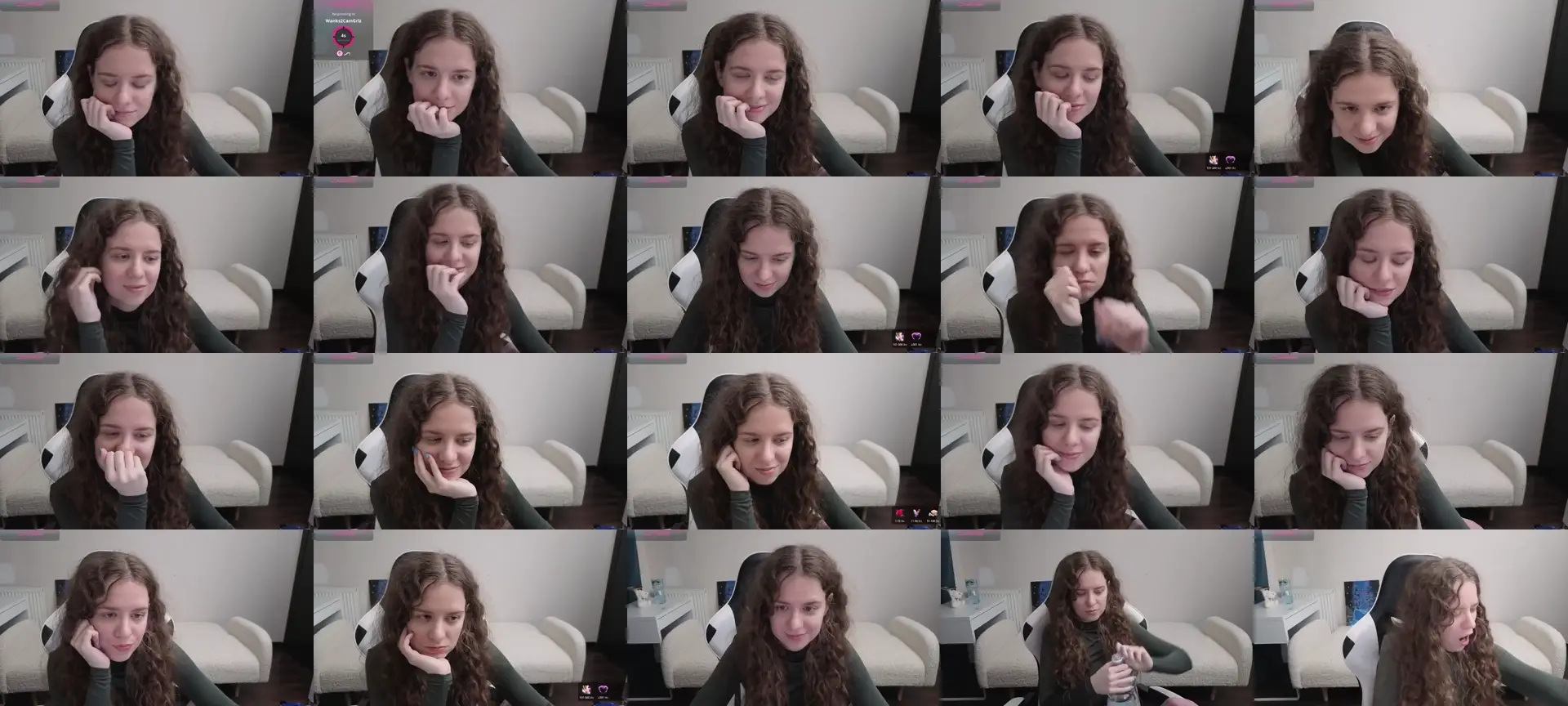 BlueFlowerr photo contact sheet