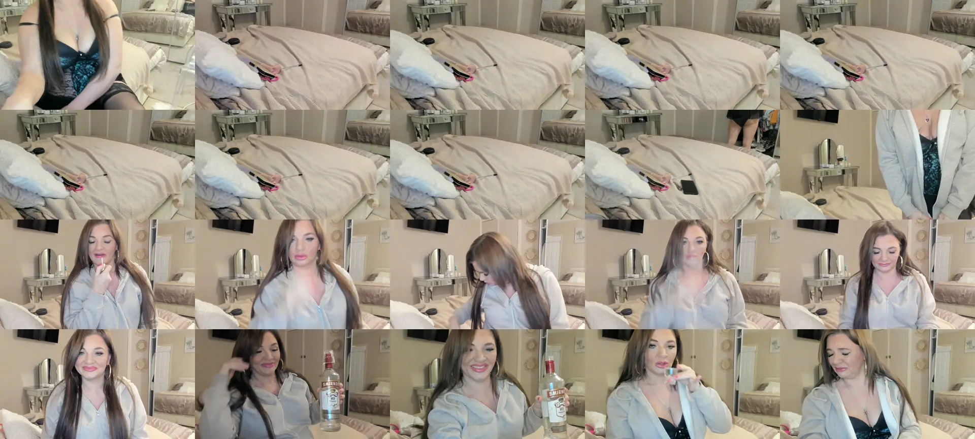 Cindi_blue photo contact sheet