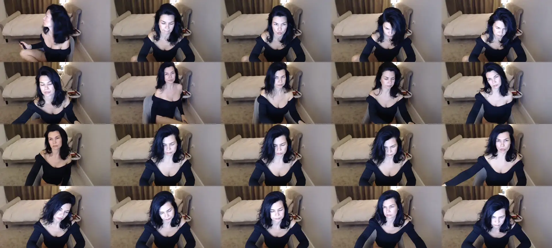 Darkella photo contact sheet