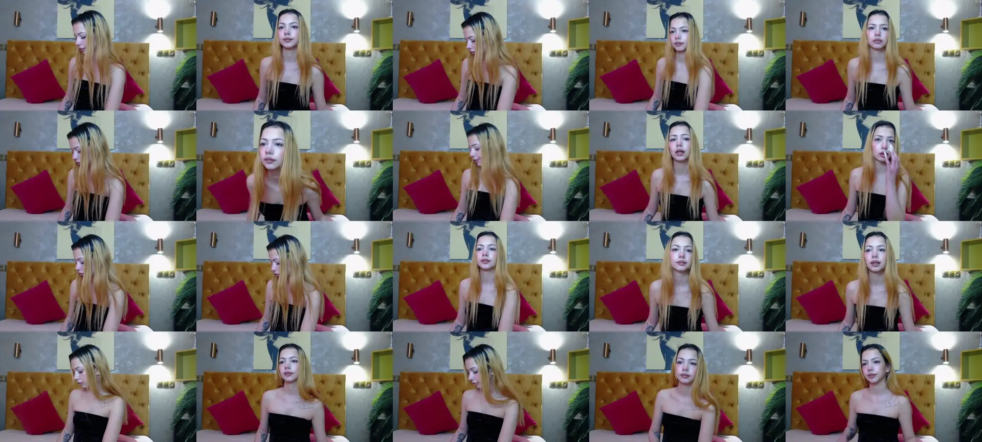 DashaFlame photo contact sheet