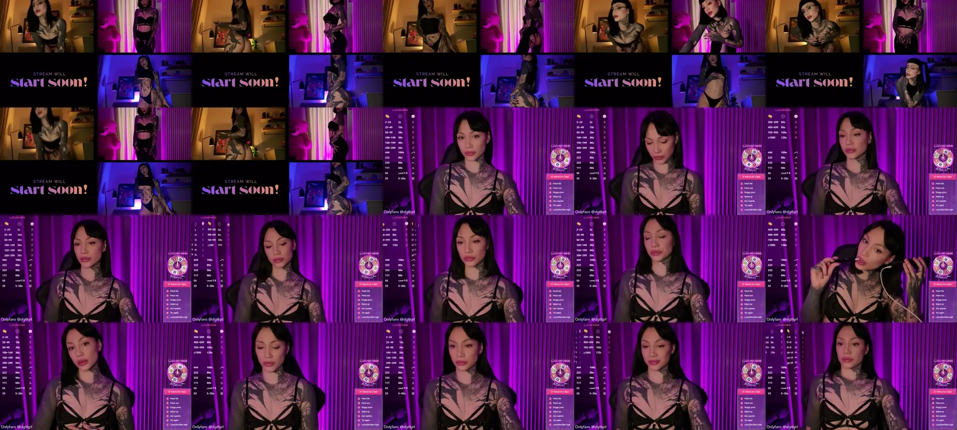 dgtlgrl photo contact sheet