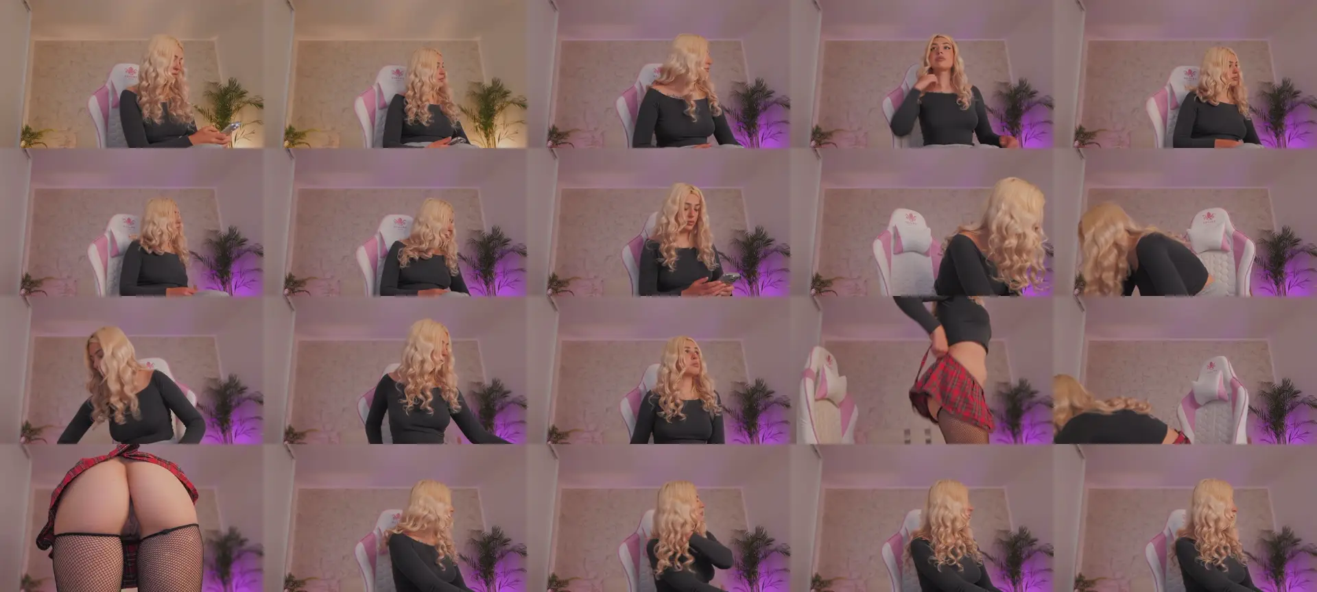 DiamondAva photo contact sheet