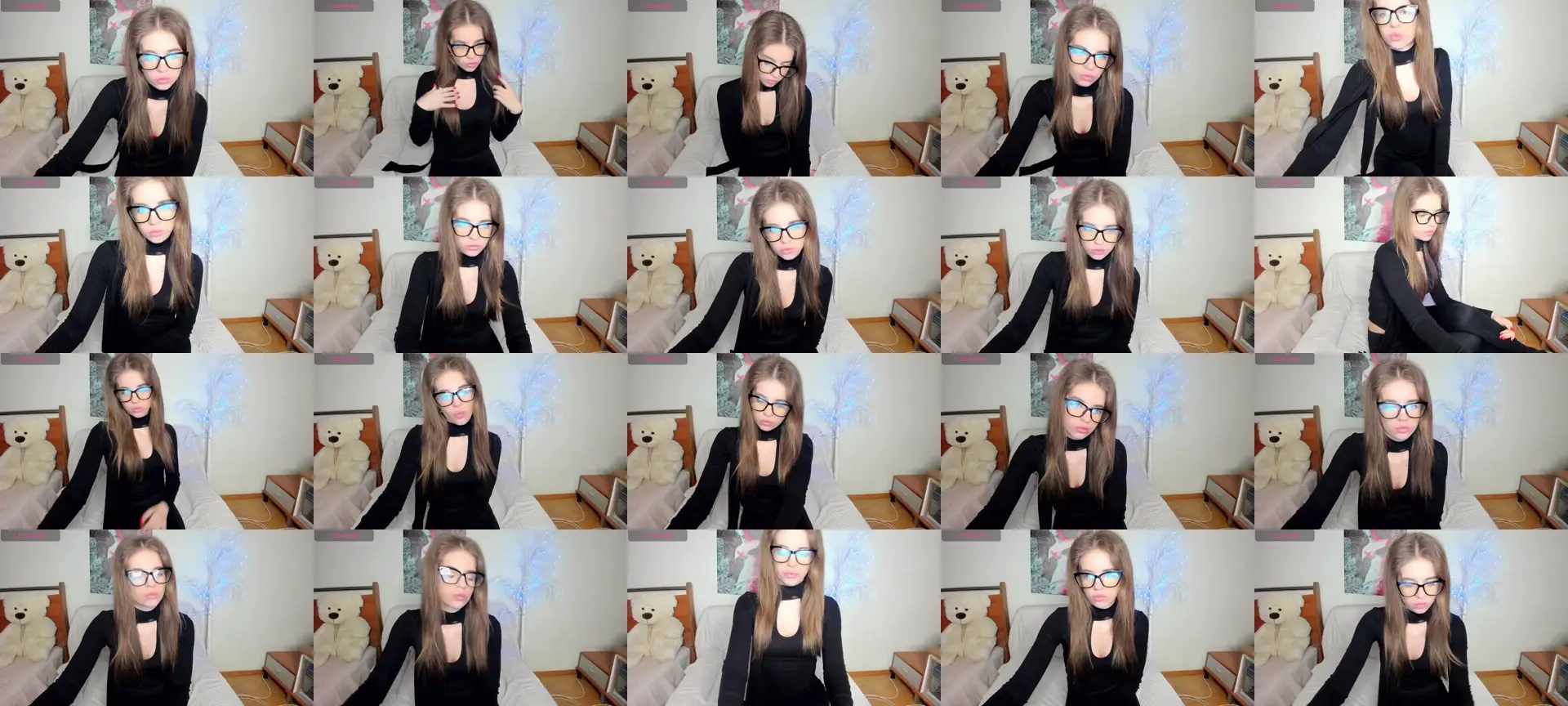 DinaCute photo contact sheet