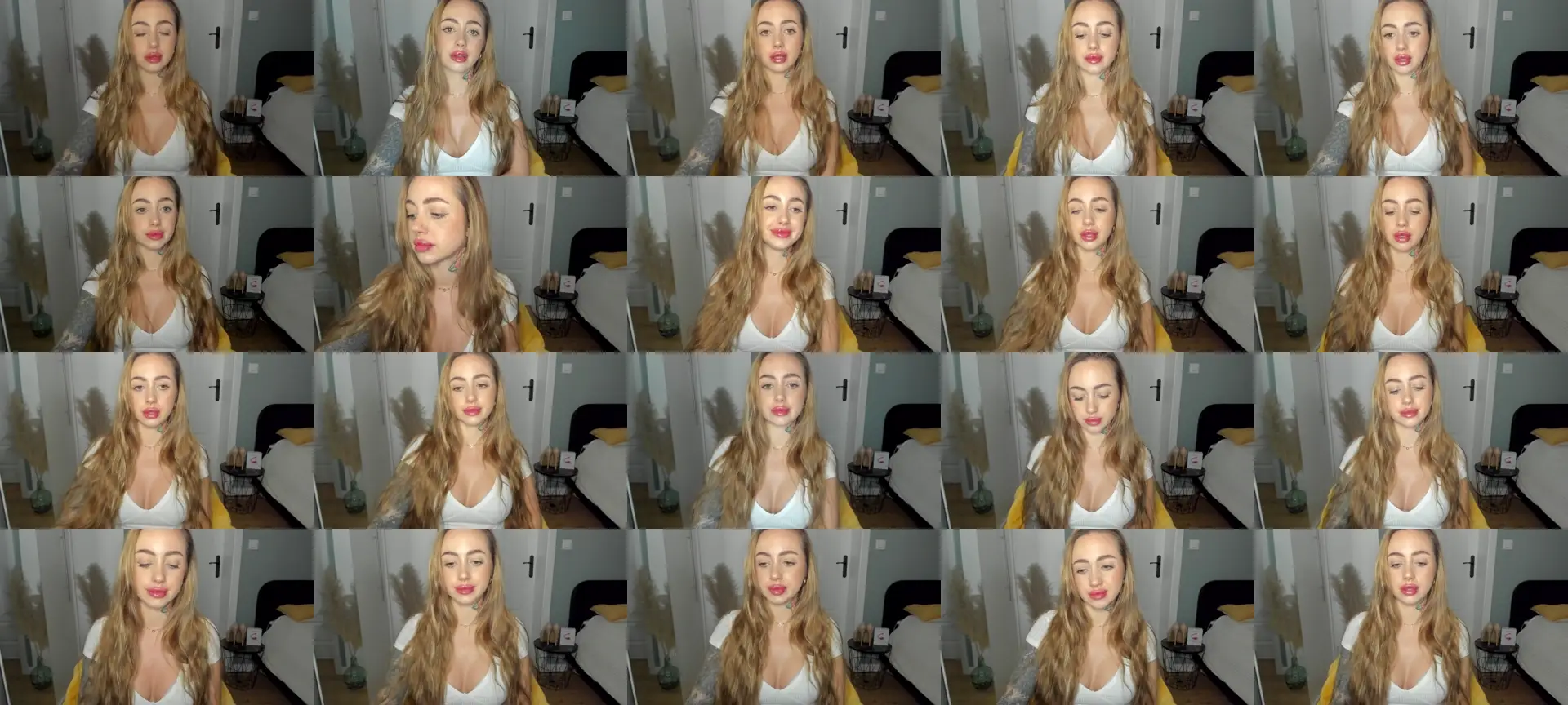 FlowerCoralie photo contact sheet