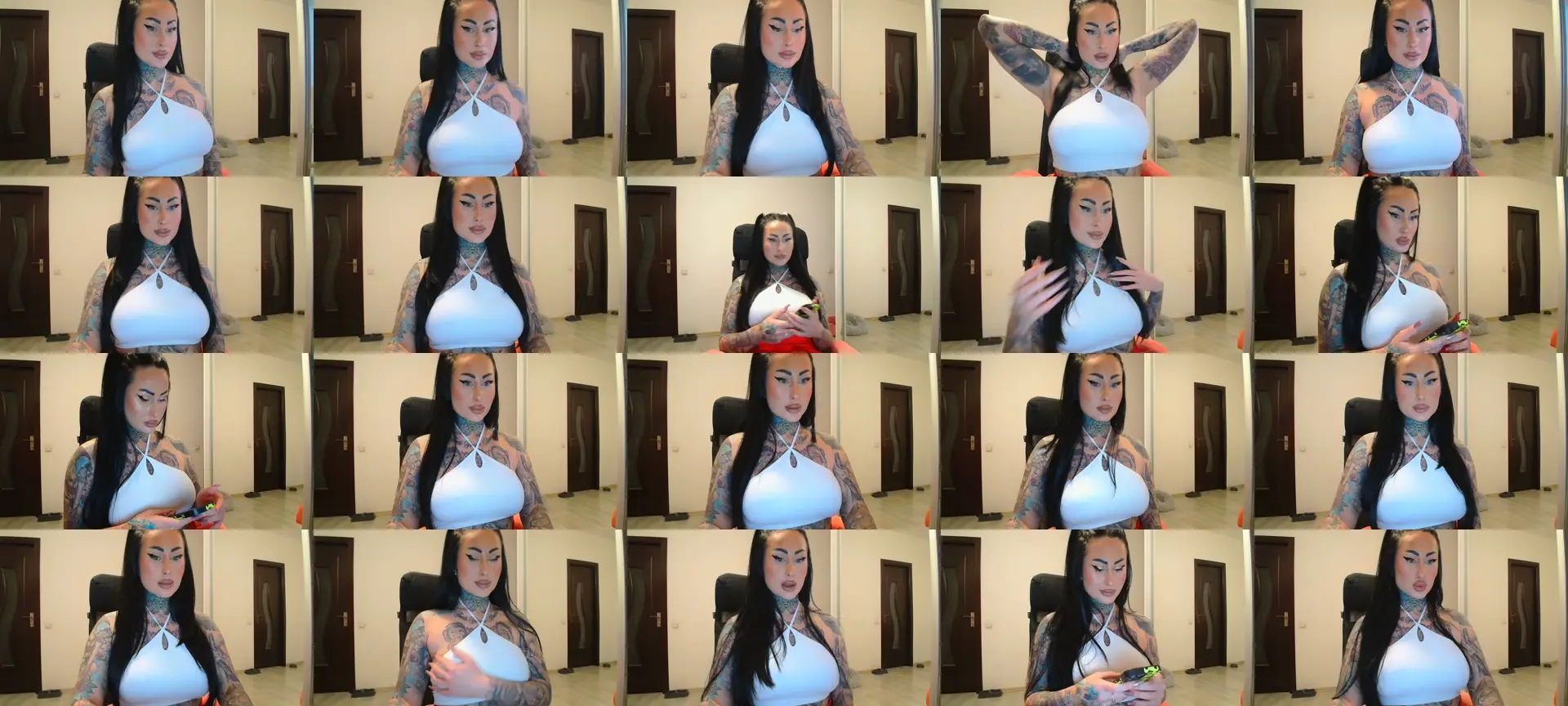 GirlllTattoo photo contact sheet