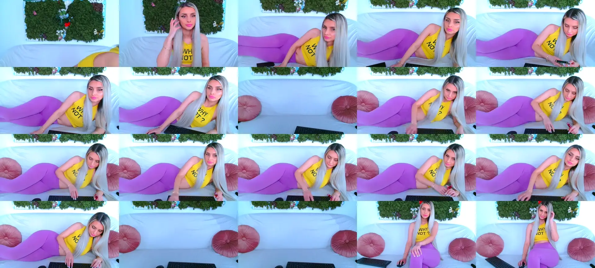 GoddessKiarra photo contact sheet