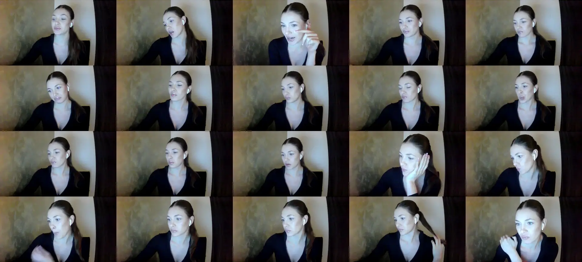 GreenKittyy photo contact sheet