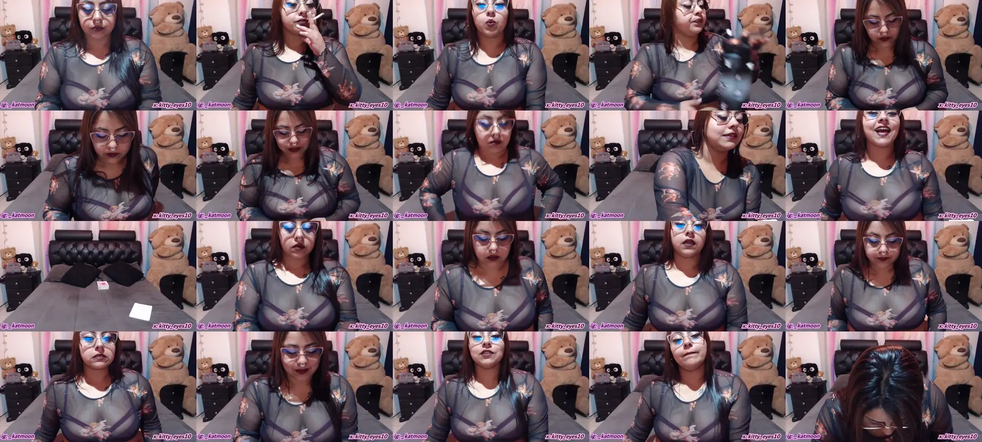 Kitty_eyes photo contact sheet