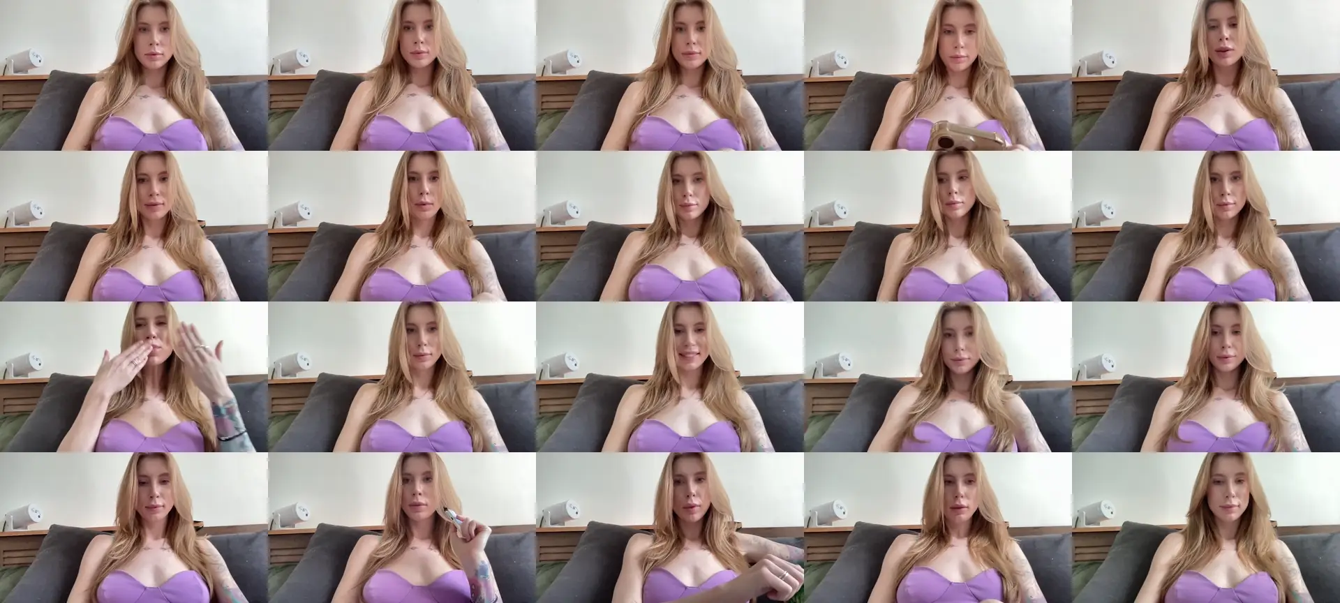 Kristiana photo contact sheet