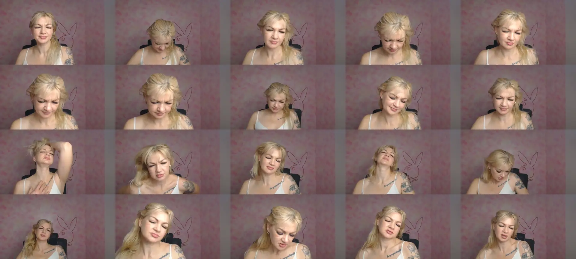 Lady_Sweet photo contact sheet