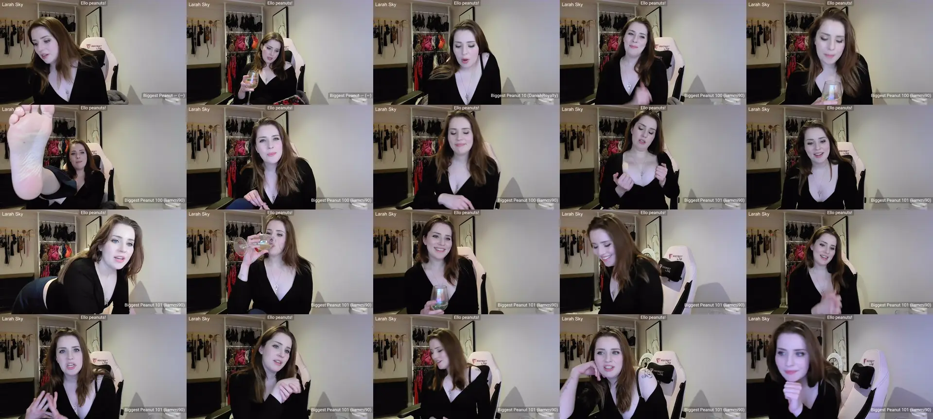 Larah_Sky photo contact sheet