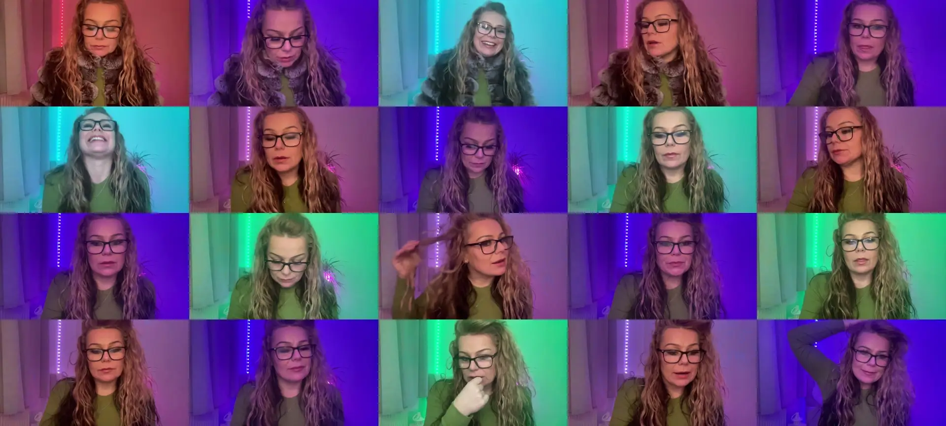 LarasDen photo contact sheet