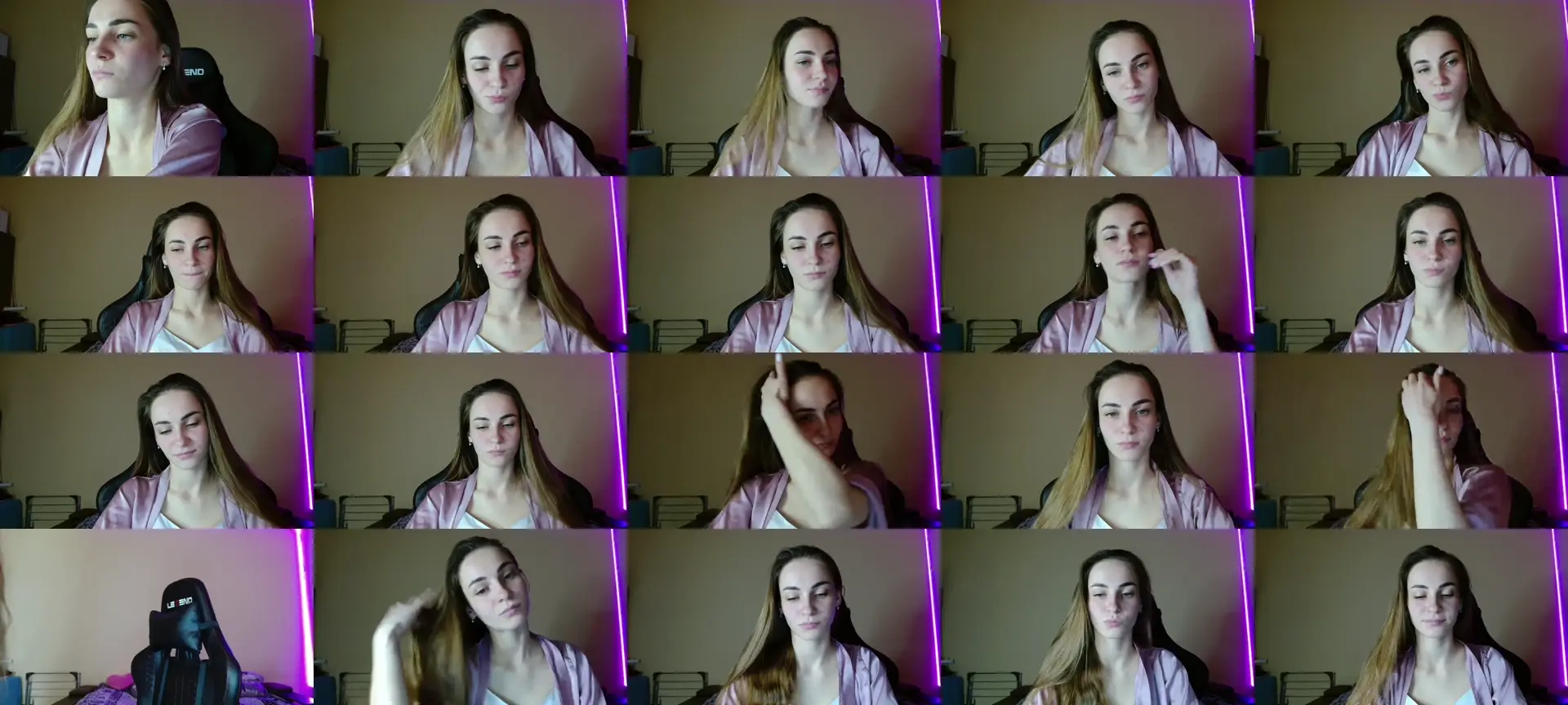 Leila photo contact sheet