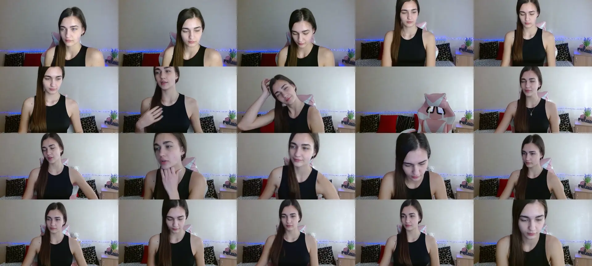 LilaSin photo contact sheet