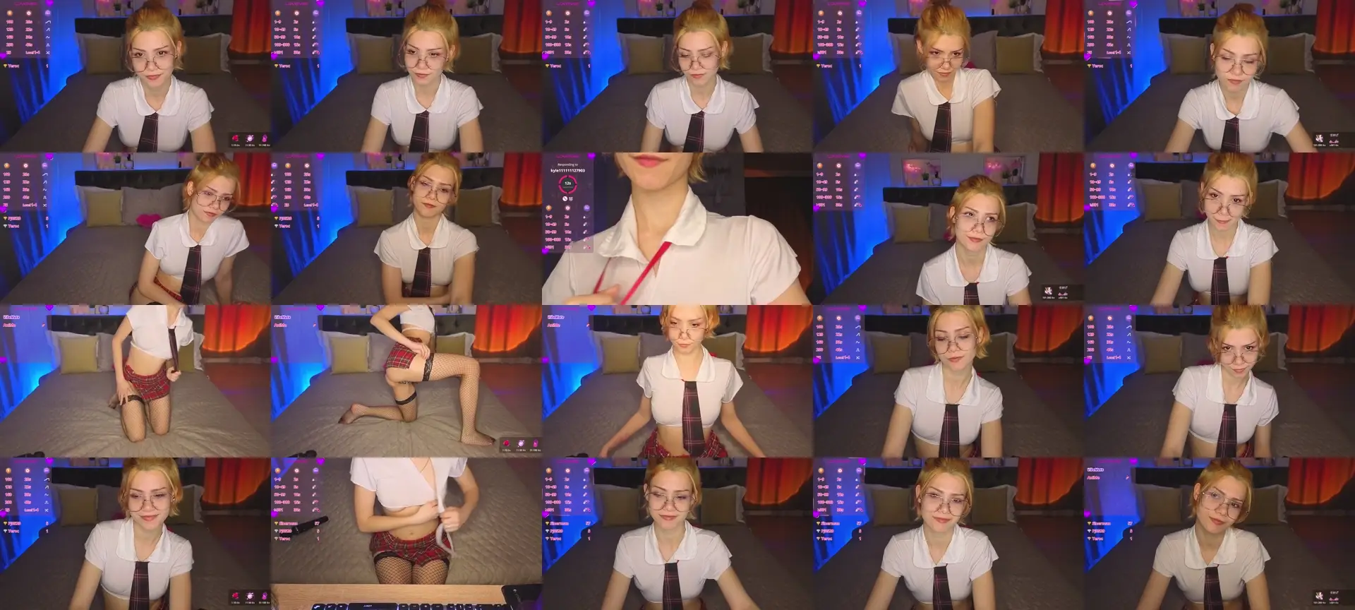 Litt1epeach photo contact sheet